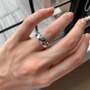 Sterling Silver Sapphire Constellation Ring
